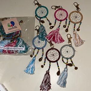 NIp beaded dreamcatcher charm keychains